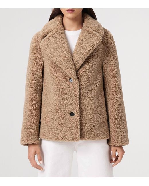 AllSaints Natural Eddy Teddy Jacket