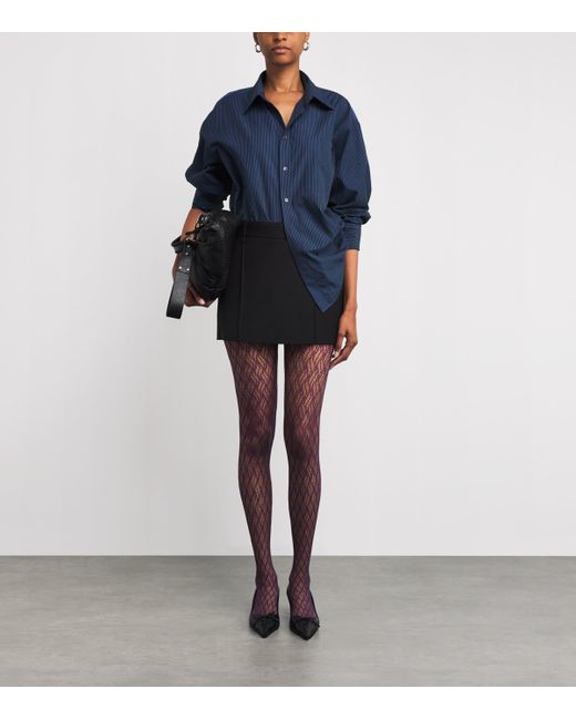 Falke Pink Fluid Fusion Net Tights