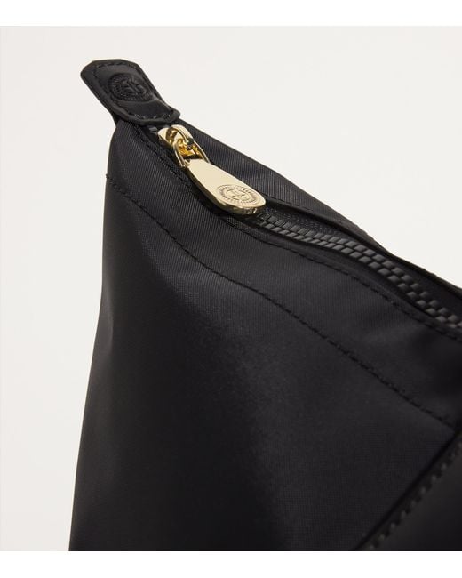 Harrods Black Medium Nylon Tote Bag