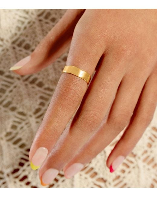 Monica Vinader Metallic Vermeil Siren Me Ring