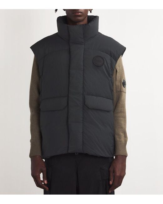 Canada goose gilet mens black best sale