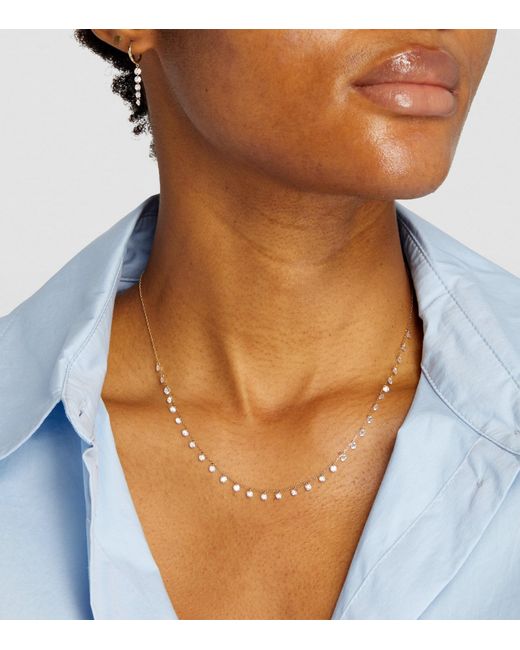 PERSÉE Metallic And Diamond Danaé Necklace