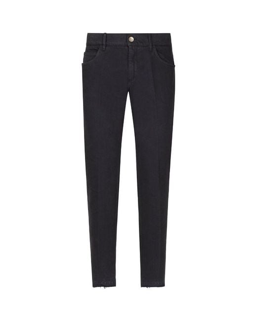 Dolce & Gabbana Blue Slim-Leg Jeans for men