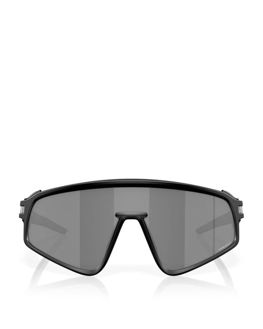 Oakley Gray Latch Panel Shield Sunglasses