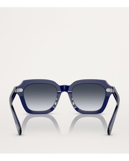 Oliver Peoples Blue Acetate Kienna Sunglasses