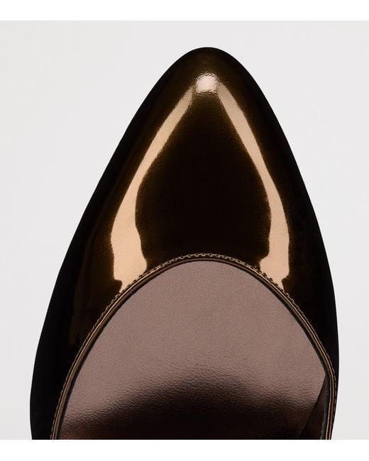 Christian Louboutin Brown Fannylove Leather Pumps 100