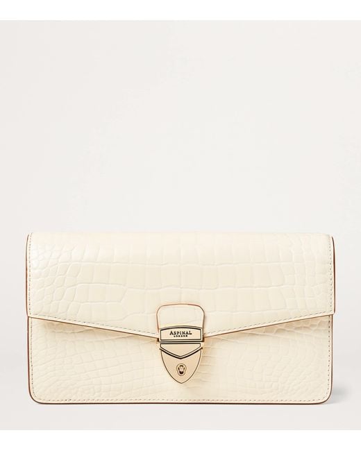 Aspinal Natural Mayfair 2 Clutch Bag