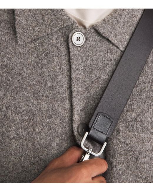 NN07 Gray Wool-Blend Jonas Cardigan for men