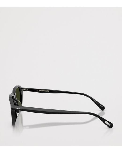 Oliver Peoples Green Emryn Irregular Sunglasses
