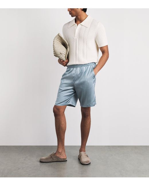CHE White Cotton Santino Polo Shirt for men