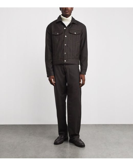 Emporio Armani Black Denim Jacket