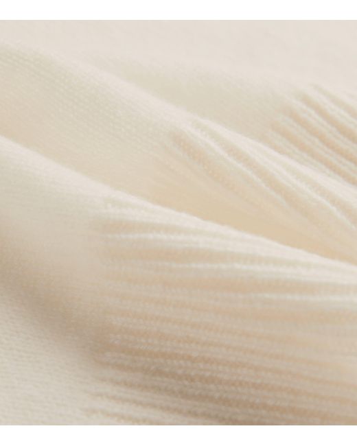 Theory White Cashmere Sweater Tee