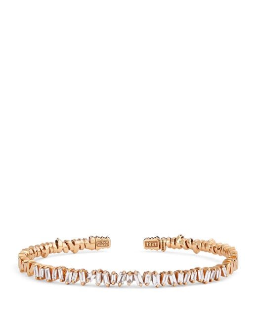 Suzanne Kalan Natural And Diamond Classic Bangle