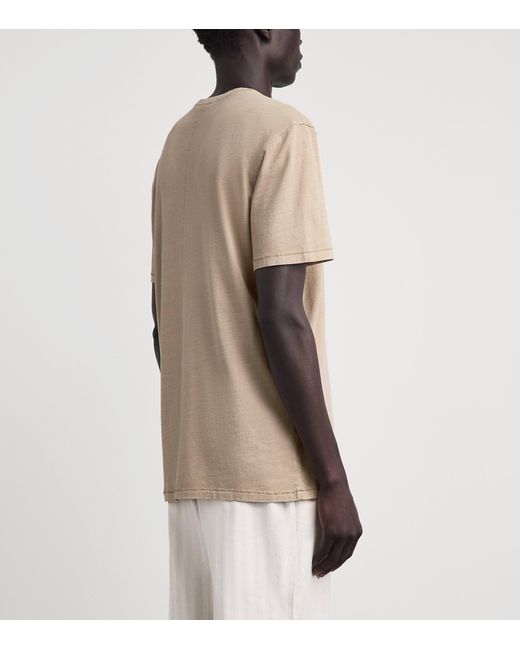 PAIGE White Cotton Ramirez T-Shirt for men