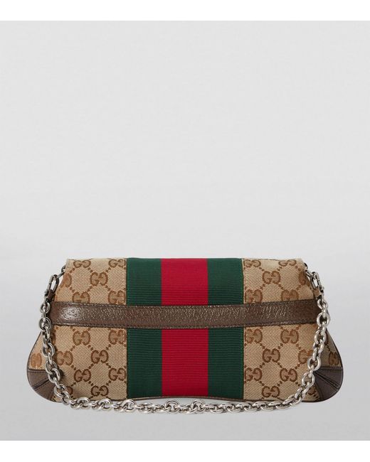 Gucci Multicolor Small Horsebit Chain Shoulder Bag