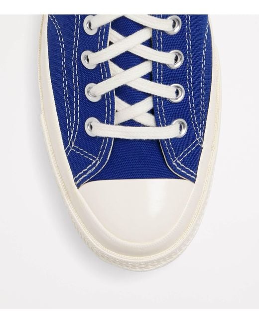 COMME DES GARÇONS PLAY Blue X Converse Heart Chuck Taylor All Star '70 Low-Top Sneakers for men