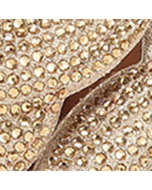 Kurt Geiger Metallic Leather Embellished Chain Heeled Mules 85