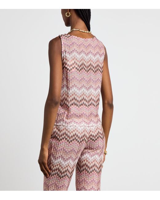 Missoni Pink Zigzag Cami Top