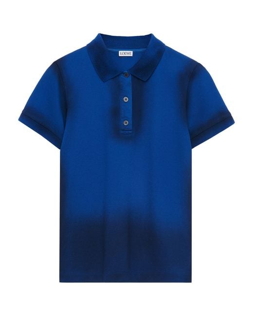 Loewe Blue Ombré Polo Shirt