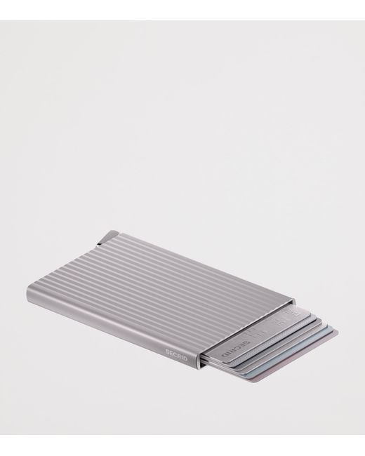Secrid Gray Fluted Aluminium Cardprotector for men