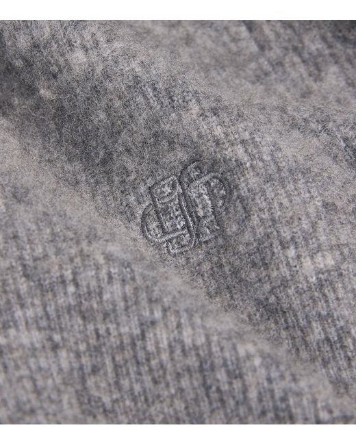 Jonathan Simkhai Gray Wool Heathered Cardigan for men