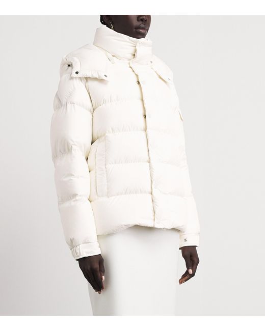 Moncler White Down Adaptable Maya 70 Jacket