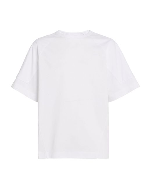 Juun.J White Oversized Racer T-shirt for men