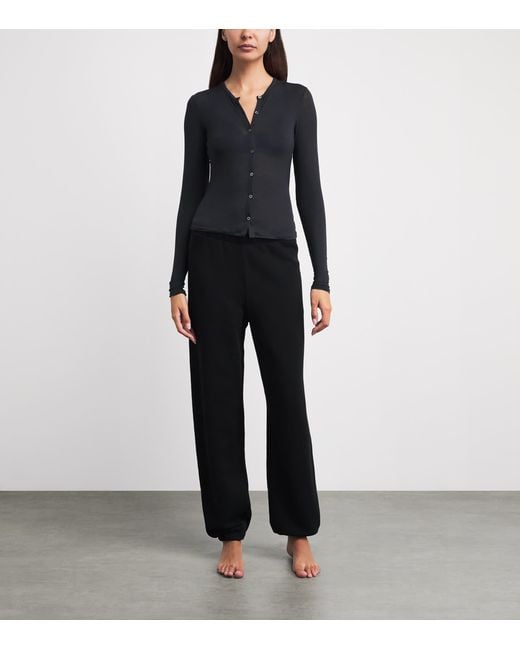 Skims Blue Sheer Modal Cardigan
