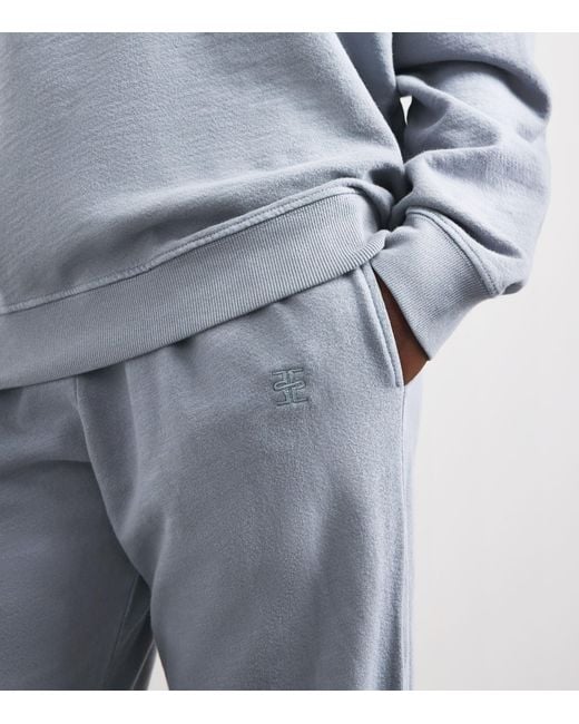 ÉTERNE Blue Tapered Sweatpants