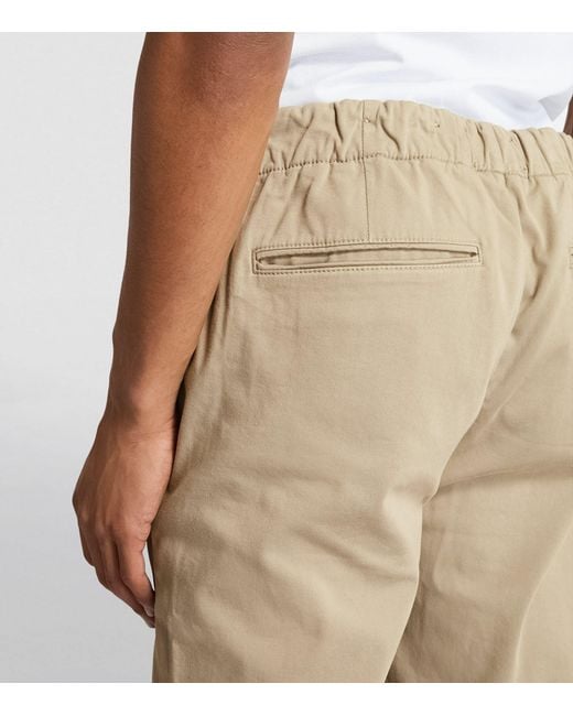 7 For All Mankind Natural Cotton-blend Jogger Chinos for men