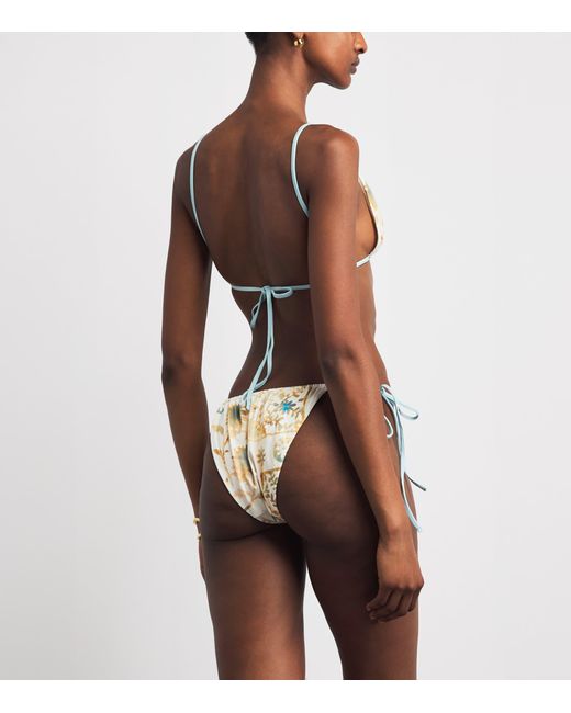 Sir Natural Floral Cecile Triangle Bikini Top
