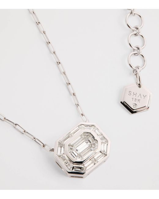 SHAY Metallic And Diamond Illusion Necklace