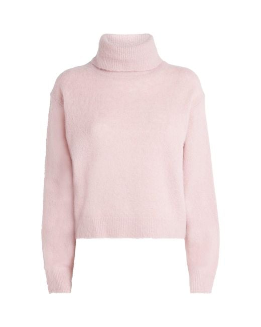PAIGE Pink Rollneck Viviana Sweater