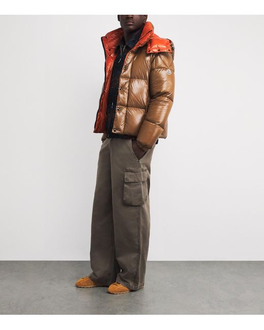 Moncler Brown Down Parana Pufferjacket for men