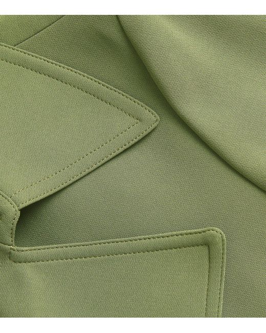 Theory Green Oaklene Trench Coat