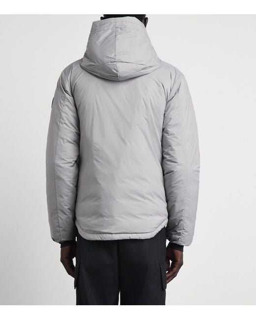 Canada Goose Gray Lodge Hooded Jacket for men