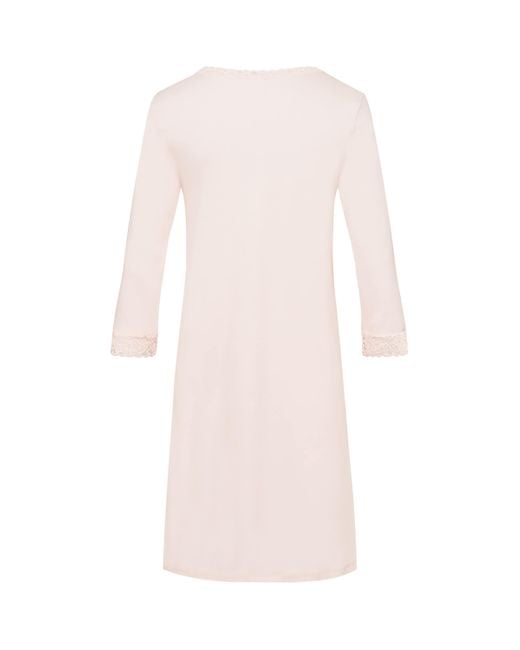 Hanro Pink Cotton Moments Nightdress