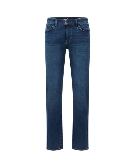 Boss Blue Delaware Slim Jeans for men
