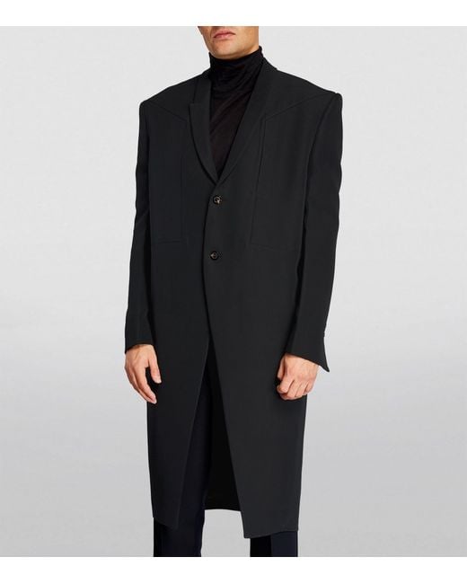 Rick Owens Jumbo Tatlin Tailored Coat in Black for Men | Lyst Canada