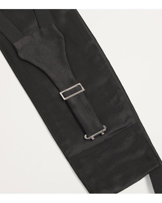 Giorgio Armani Black Silk Cummerbund for men