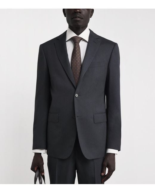 Emporio Armani Brown Silk Micro-Jacquard Tie for men