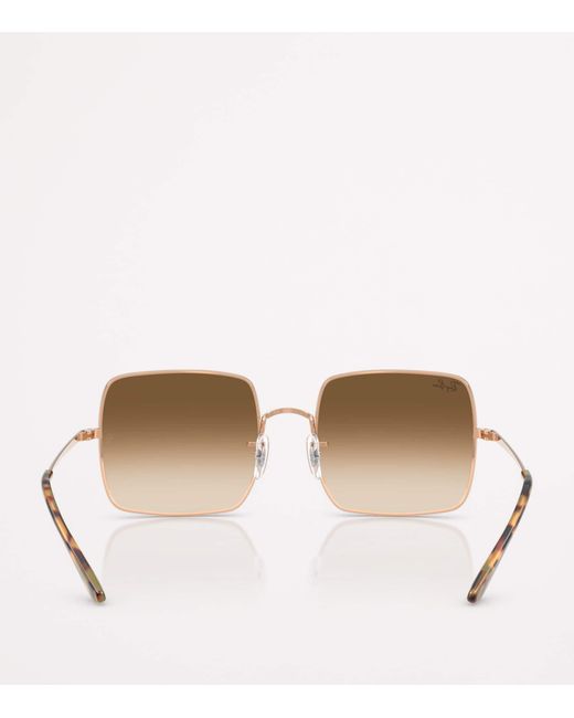 Ray-Ban Brown Rb1971 Square 1971 Classic Sunglasses for men