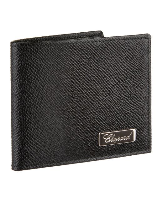 Chopard Black Small Leather Il Classico Bifold Wallet for men