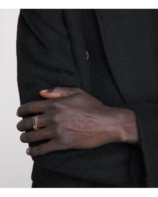 FYR Natural Sterling And Blaze Ring for men