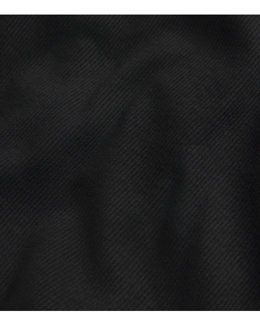ME+EM Black Stretch-Cotton Ribbed Ultimate T-Shirt
