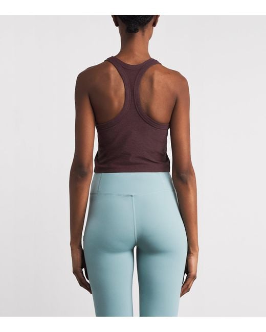 vuori Brown Elevation Racerback Bra