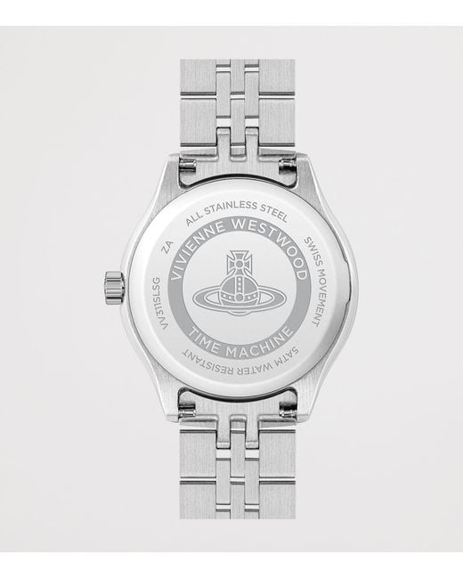 Vivienne Westwood Metallic Stainless Steel Little Camberwell Watch