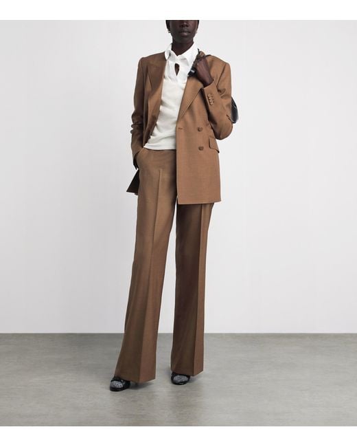 Gabriela Hearst Brown Cotton Vesta Straight Trousers