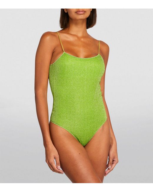 Oseree Green Lumière Maillot Swimsuit