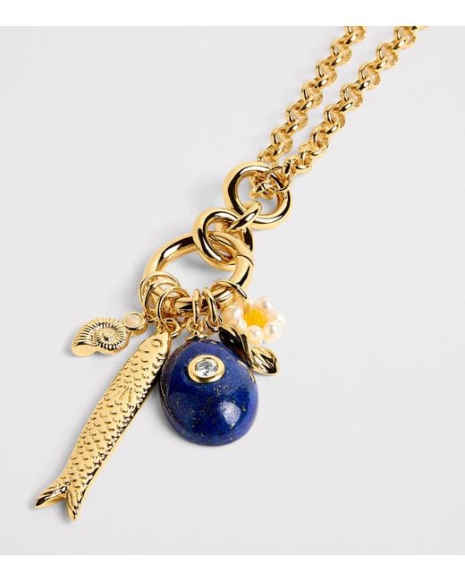 Anni Lu Metallic Plated Swim Club Necklace
